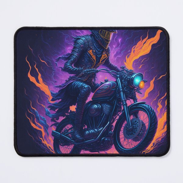 Item preview, Magical Flaming Biker designed and sold by Newageartstore.