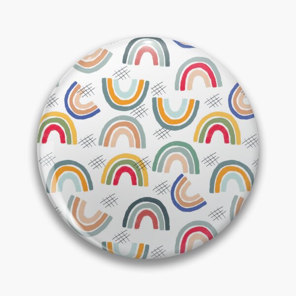 Item preview, Rainbow Hashtag Surface Pattern by Laurel Beard designed and sold by laurelbeard.