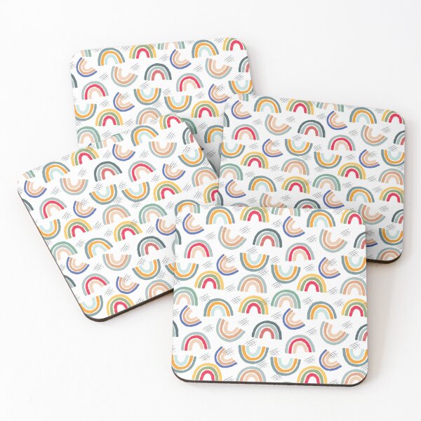 Item preview, Rainbow Hashtag Surface Pattern by Laurel Beard designed and sold by laurelbeard.