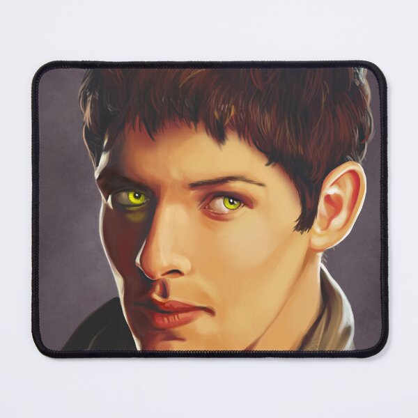 Item preview, Merlin Colin Morgan Fan Art Print designed and sold by Jennette Brown.