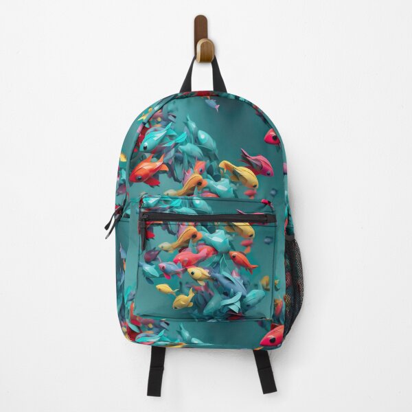 Item preview, School of fish - pattern endless designed and sold by PoppinArtFox.