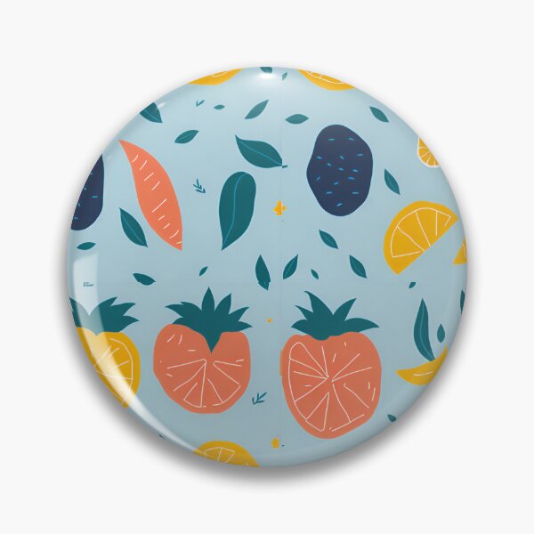 Item preview, Oranges, Lemons, and Plums in a Simple Seamless Pattern designed and sold by Evolvity.
