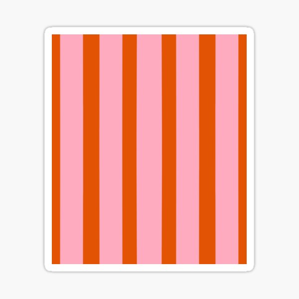 Item preview, Soft, Pastel Pink and Burnt Orange Stripes  designed and sold by OneThreeSix.