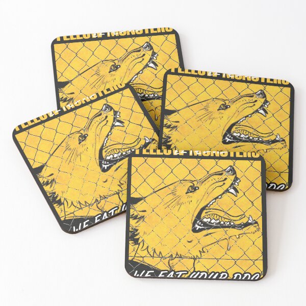 Item preview, Yellow Monsters We Eat Your Dog Textless designed and sold by pkstarstormzz.