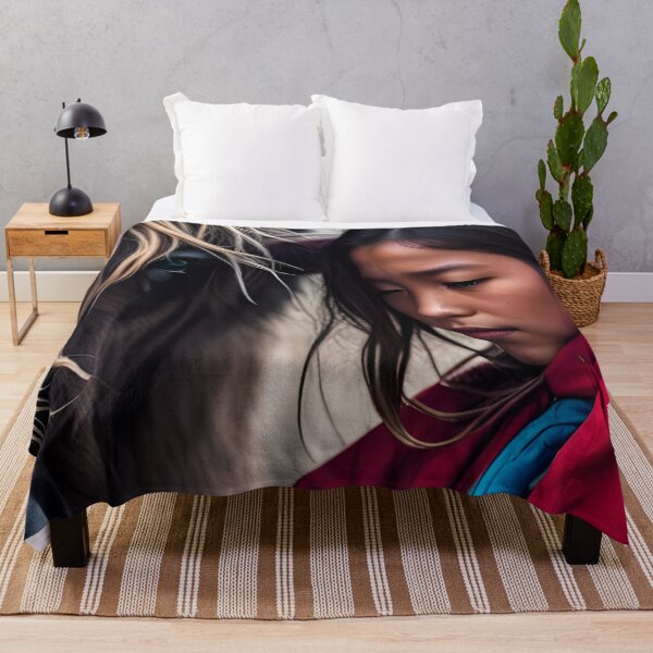 Item preview, Tibetan Girl With her yak designed and sold by lulu-o-lulu.