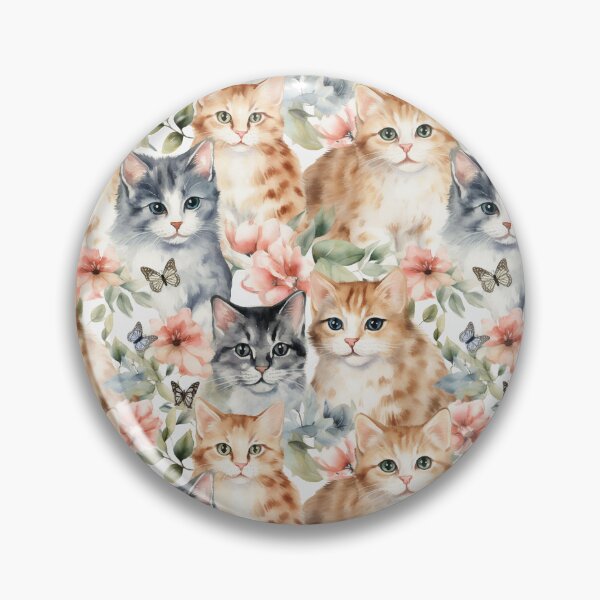 Item preview, Pretty Kitties designed and sold by flameandbloom.