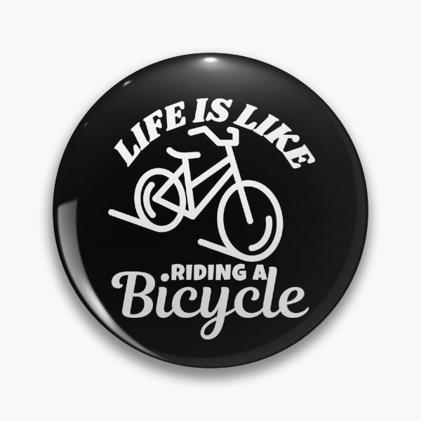 Item preview, Life Is Like A Bicycle Albert Einstein's Quote designed and sold by ImaginedCo.