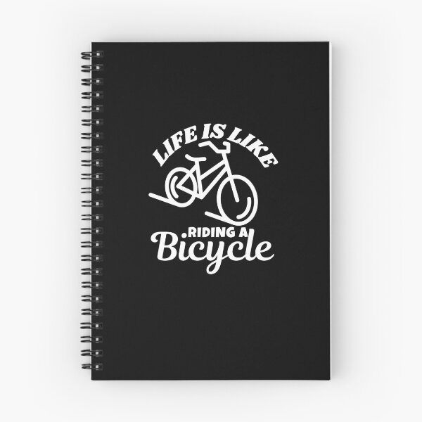 Item preview, Life Is Like A Bicycle Albert Einstein's Quote designed and sold by ImaginedCo.