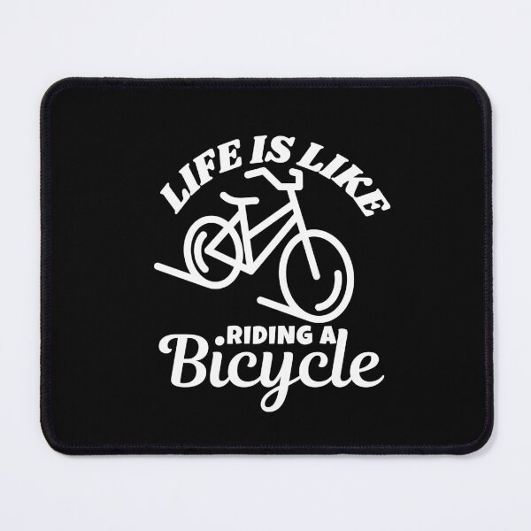 Item preview, Life Is Like A Bicycle Albert Einstein's Quote designed and sold by ImaginedCo.
