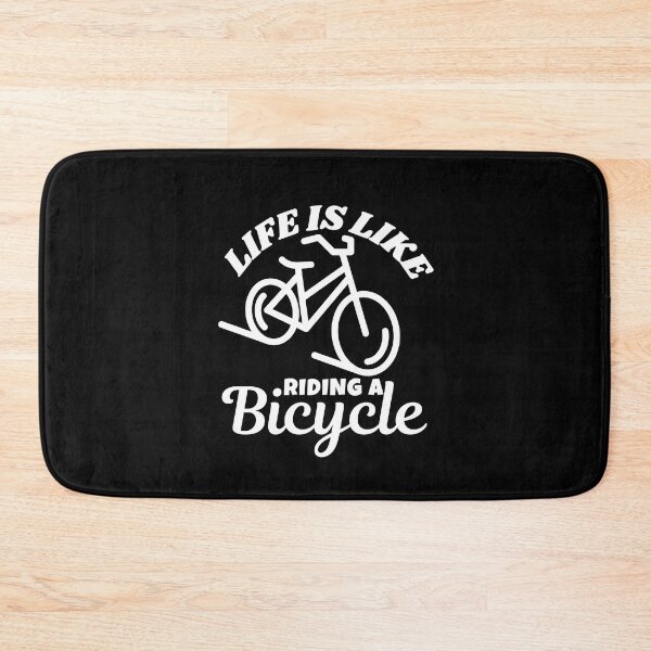 Item preview, Life Is Like A Bicycle Albert Einstein's Quote designed and sold by ImaginedCo.