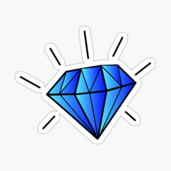 supreme diamond sticker
