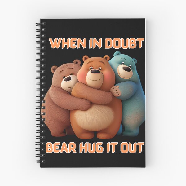 Item preview, Three Bears: 'When In Doubt - Bear Hug It Out' designed and sold by MTJ-Mushrooms.