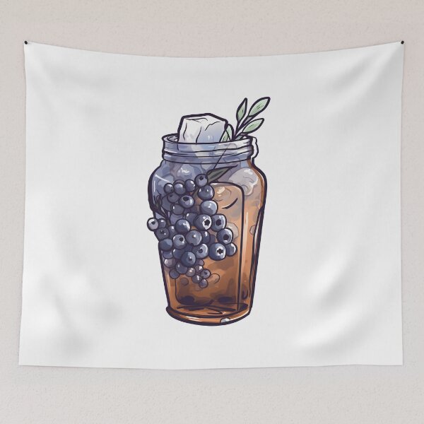 Item preview, Iced cold brew with blueberry and lavender designed and sold by DarkwoodLab.