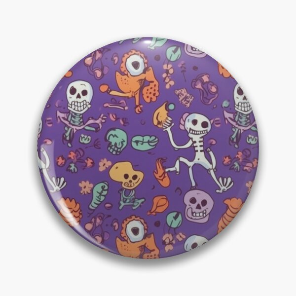 Item preview, #9 Cute Skeleton Cartoon Art Pattern Design designed and sold by Pexelpanoramas.