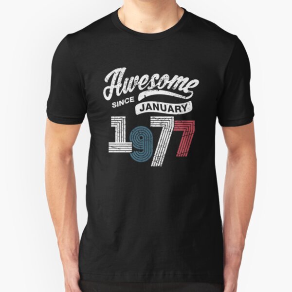Awesome Shirts Funny Legends December 1977 Life Begins at 41