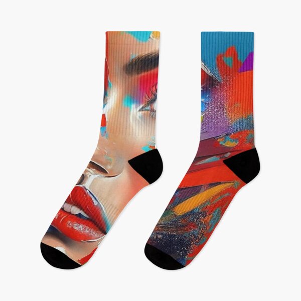 Item preview, Colorful Woman Portrait: A Seascape of Emotions t shirt designed and sold by artmanikin.