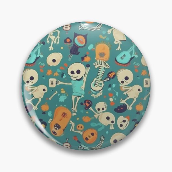 Item preview, #10 Cute Skeleton Cartoon Art Pattern Design designed and sold by Pexelpanoramas.