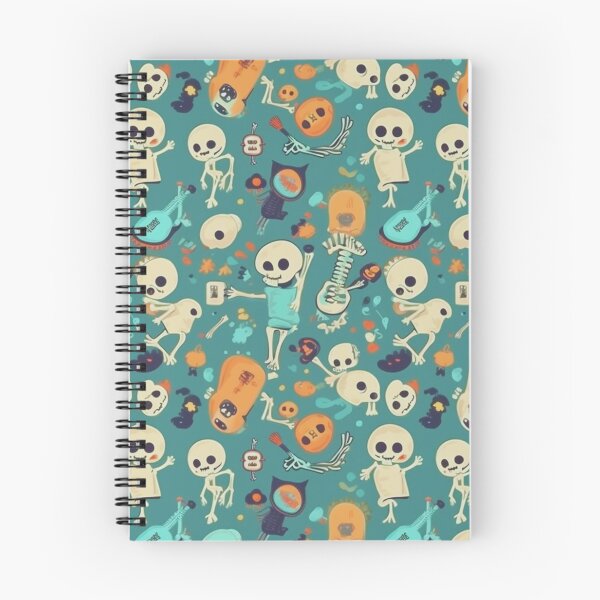 Item preview, #10 Cute Skeleton Cartoon Art Pattern Design designed and sold by Pexelpanoramas.