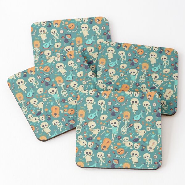 Item preview, #10 Cute Skeleton Cartoon Art Pattern Design designed and sold by Pexelpanoramas.