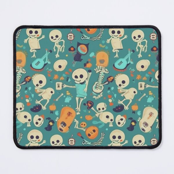 Item preview, #10 Cute Skeleton Cartoon Art Pattern Design designed and sold by Pexelpanoramas.