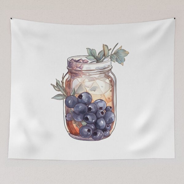 Item preview, Iced cold brew with blueberry and lavender designed and sold by DarkwoodLab.