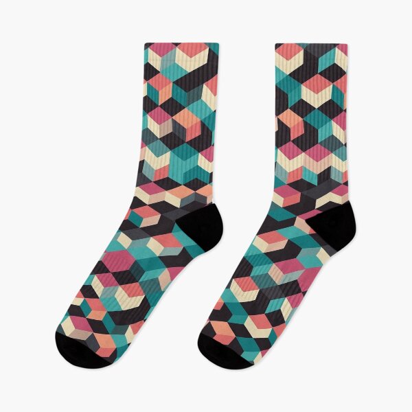 Item preview, Abstract Geometric Cubes designed and sold by Splargo Digital Prints.