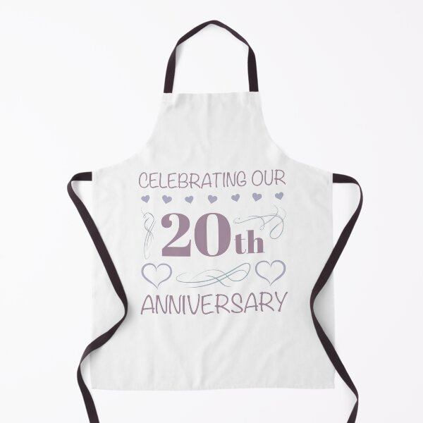 Item preview, Elegant 20th Wedding Anniversary (Lavender) designed and sold by thepixelgarden.
