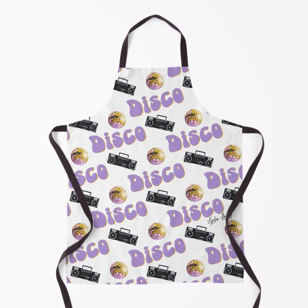 Artikelvorschau, Disco pattern boombox pastel yellow- white background entworfen und verkauft von Studio Lydia  Lovely.