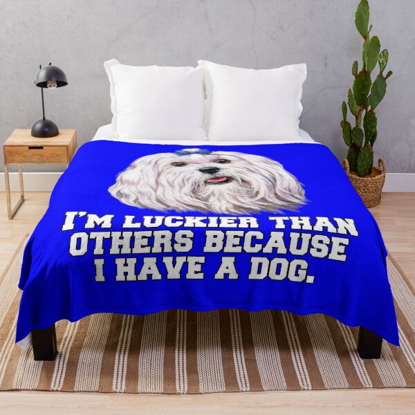 Item preview, Maltese Dog Owner I’m Luckier Than Others Because I Have A Dog designed and sold by fantasticdesign.