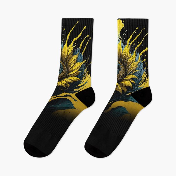 Item preview, Splash Art of a Sunflower designed and sold by allovervintage.