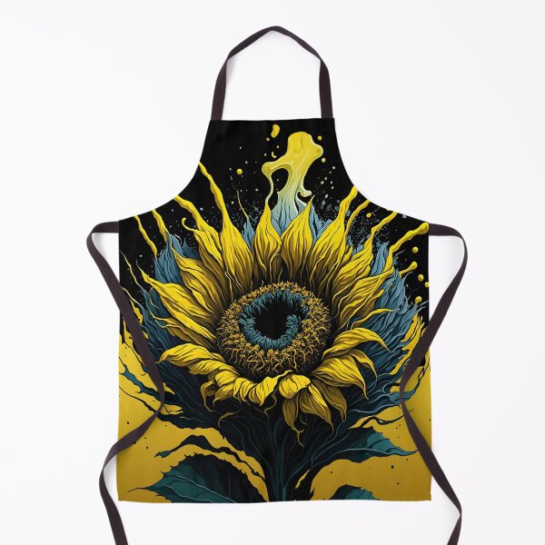 Item preview, Splash Art of a Sunflower designed and sold by allovervintage.