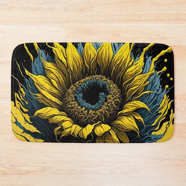 Item preview, Splash Art of a Sunflower designed and sold by allovervintage.