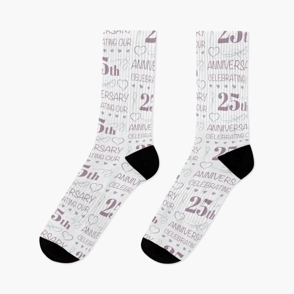 Item preview, Elegant 25th Wedding Anniversary (Lavender) designed and sold by thepixelgarden.
