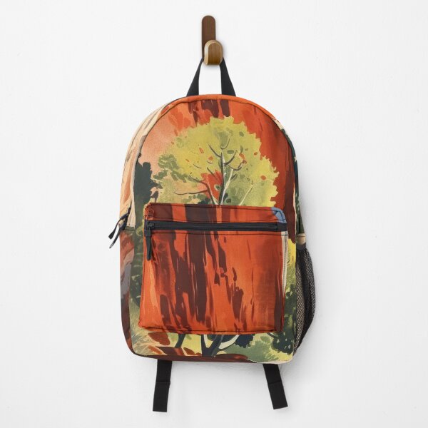 Item preview, Exploring Zion's Red Rock Canyons: A Vintage Gouache Trail designed and sold by Heritage Print Co.