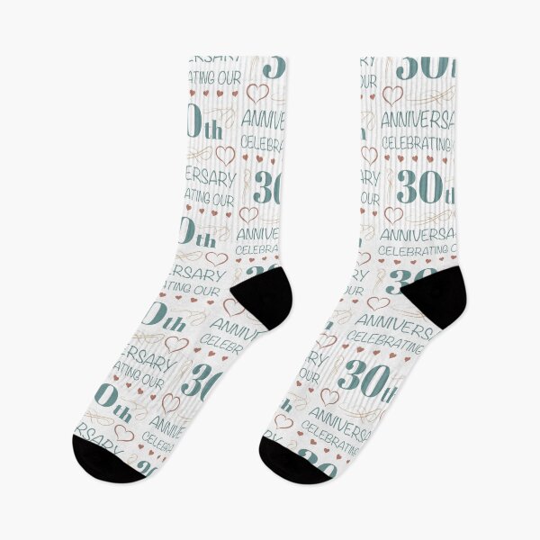 Item preview, Elegant 30th Wedding Anniversary (Teal) designed and sold by thepixelgarden.