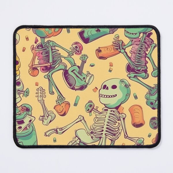 Item preview, Funny Cartoon Skeleton Pattern Art Design #12 designed and sold by Pexelpanoramas.