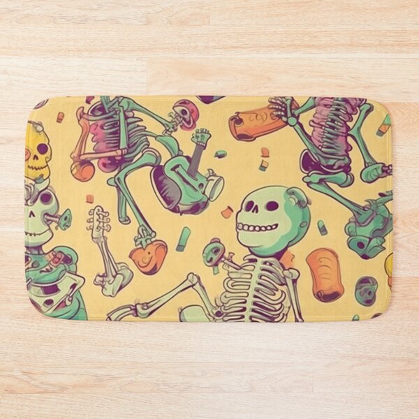 Item preview, Funny Cartoon Skeleton Pattern Art Design #12 designed and sold by Pexelpanoramas.