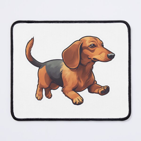 Item preview, Cute running Dashund designed and sold by Hipeq.