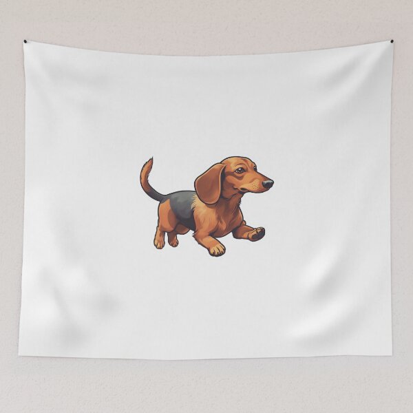 Item preview, Cute running Dashund designed and sold by Hipeq.