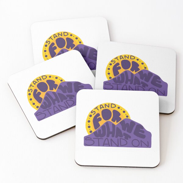 Item preview, Stand For What We Stand On Mountain Sunset designed and sold by GraceMakes03.