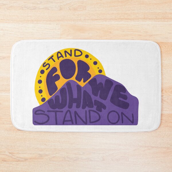 Item preview, Stand For What We Stand On Mountain Sunset designed and sold by GraceMakes03.