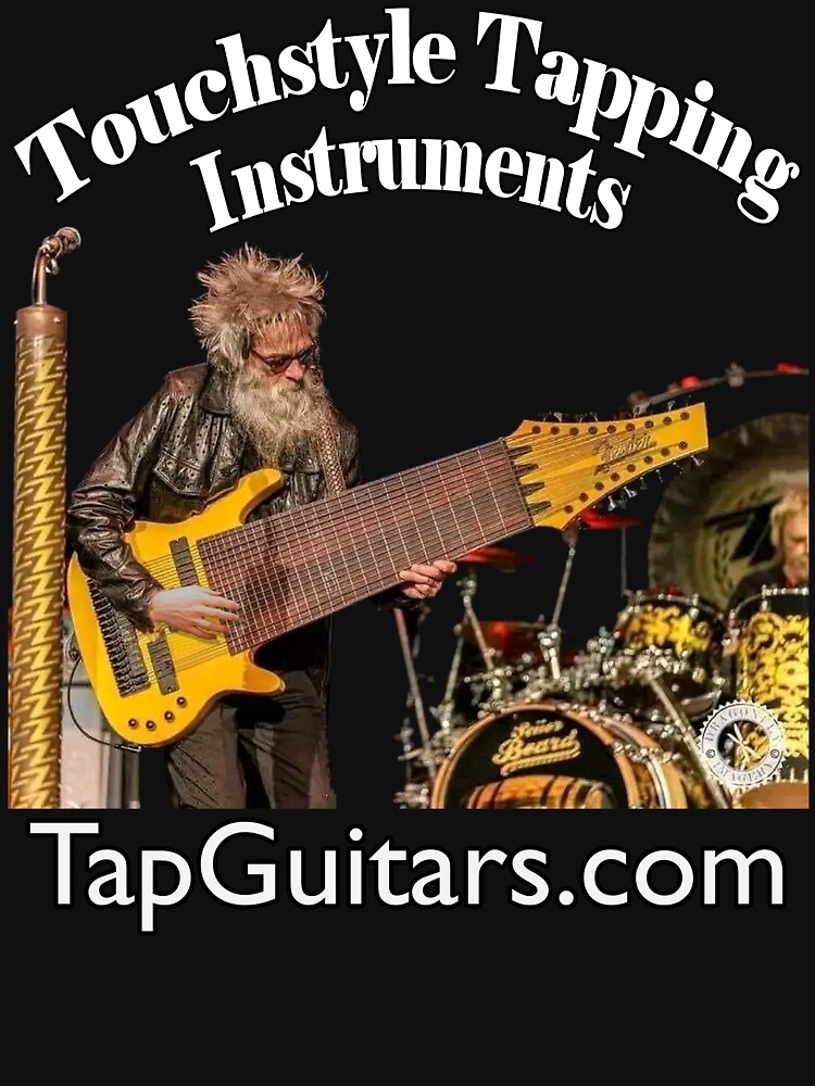 Thumbnail 7 of 7, Classic T-Shirt, Tap Guitars logo (TapG1-2023-04) designed and sold by Regal-Music.