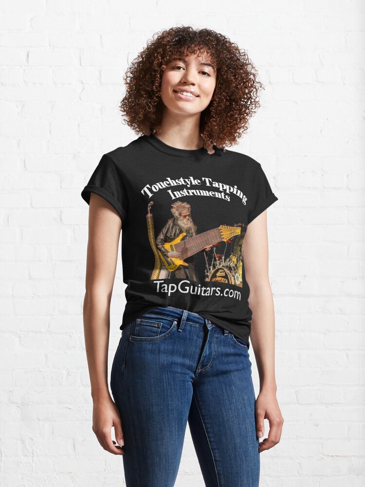 Thumbnail 4 of 7, Classic T-Shirt, Tap Guitars logo (TapG1-2023-04) designed and sold by Regal-Music.