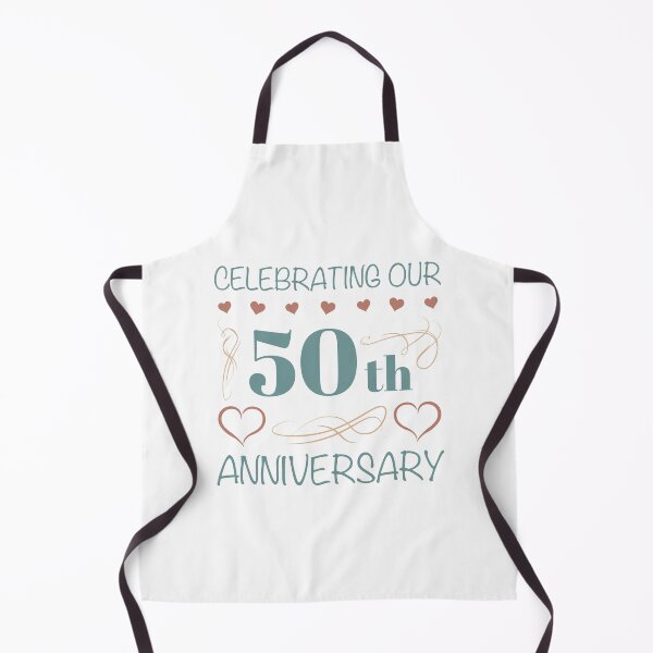 Item preview, Elegant 50th Wedding Anniversary (Teal) designed and sold by thepixelgarden.