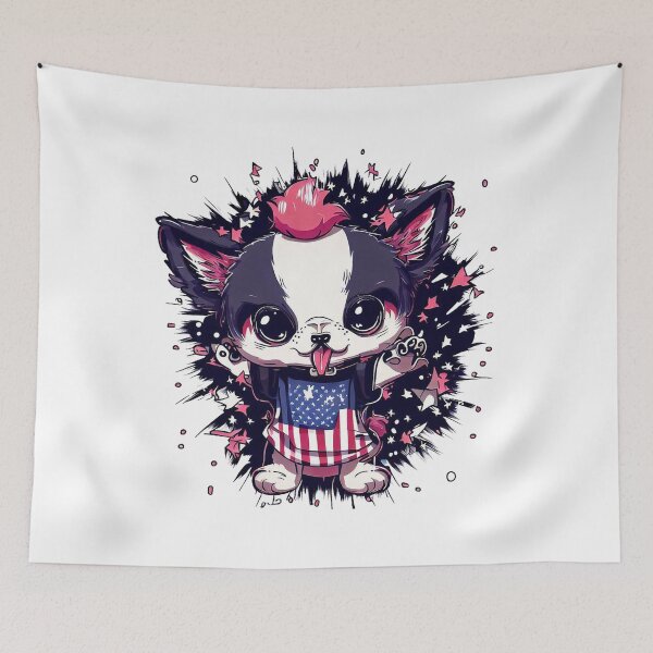 Item preview, Cute Dog 4th of July Red, White, and Woof designed and sold by ChromaArtistic.