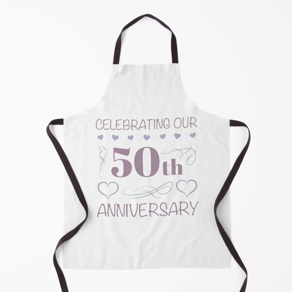 Item preview, Elegant 50th Wedding Anniversary (Lavender) designed and sold by thepixelgarden.