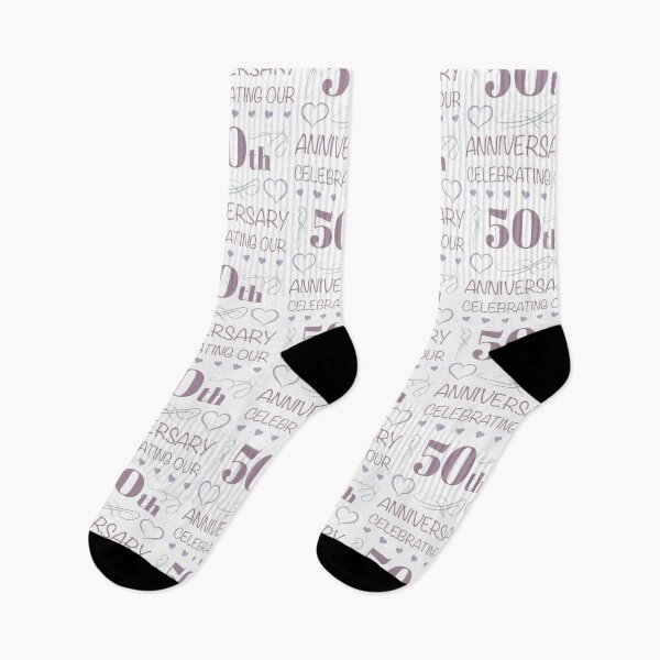 Item preview, Elegant 50th Wedding Anniversary (Lavender) designed and sold by thepixelgarden.