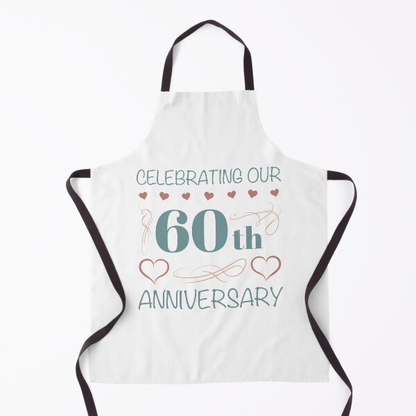 Item preview, Elegant 60th Wedding Anniversary (Teal) designed and sold by thepixelgarden.
