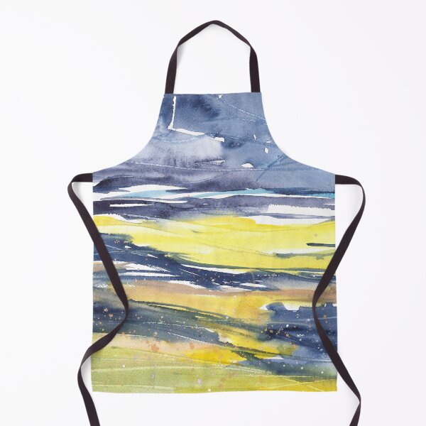 Item preview, Nature and landscapes, blue landscape, sea and mountains designed and sold by anaozzart.