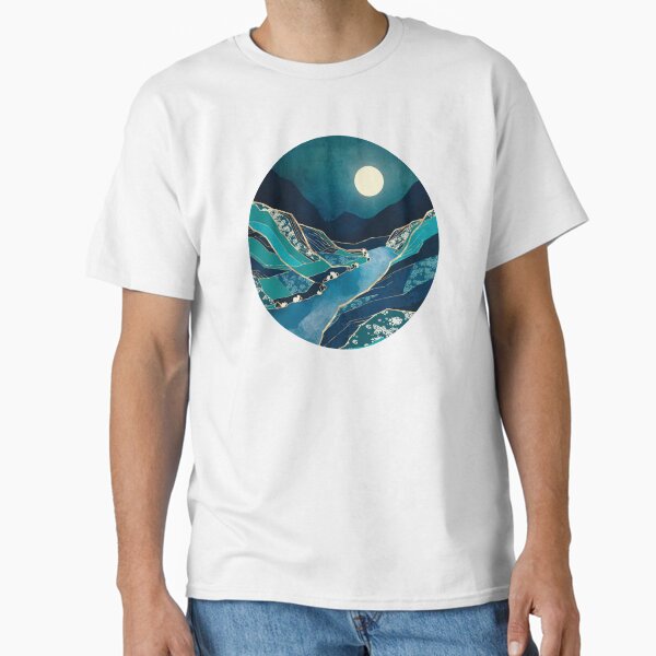 Item preview, Spring River Night designed and sold by spacefrogdesign.